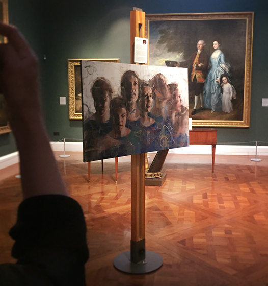 An Art Post in use at the Holburne Museum, Bath for a special event